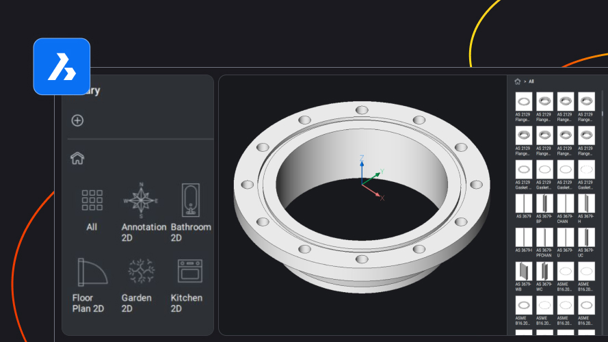 CAD Blocks in Octave BricsCAD | Design Faster