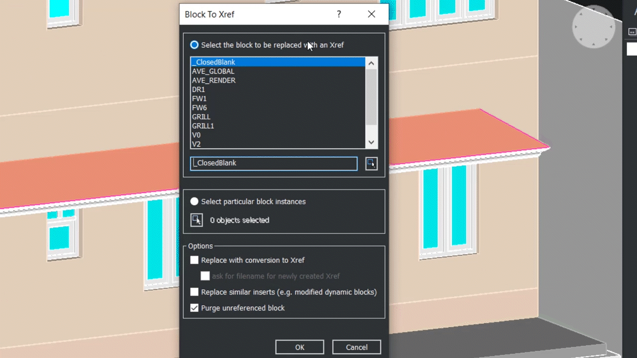 BLOCKTOXREF COMMAND IN BricsCAD 0,36-0,41