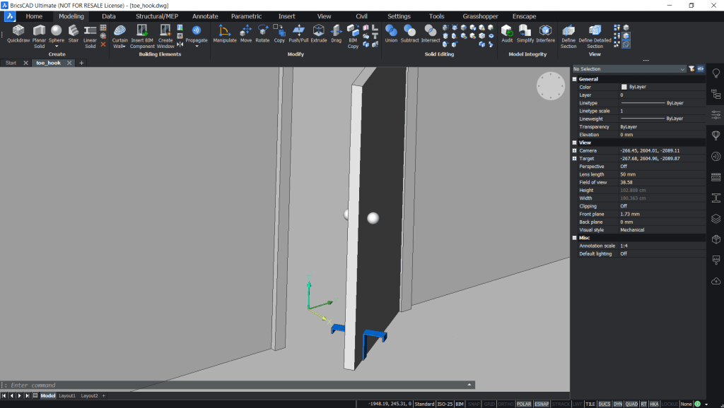 How Covid-19 is fueling creativity in CAD design- toe hook-1024x578