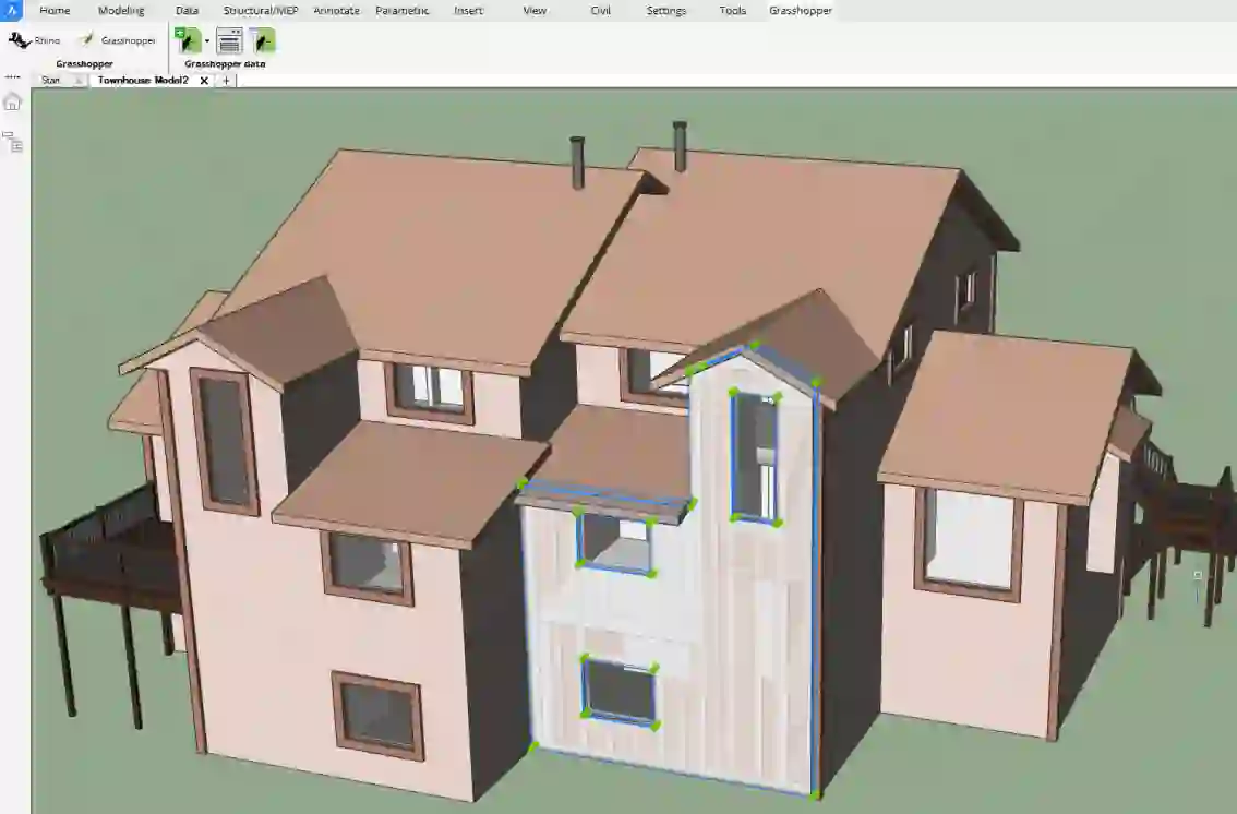 Wood framing - generative detailing