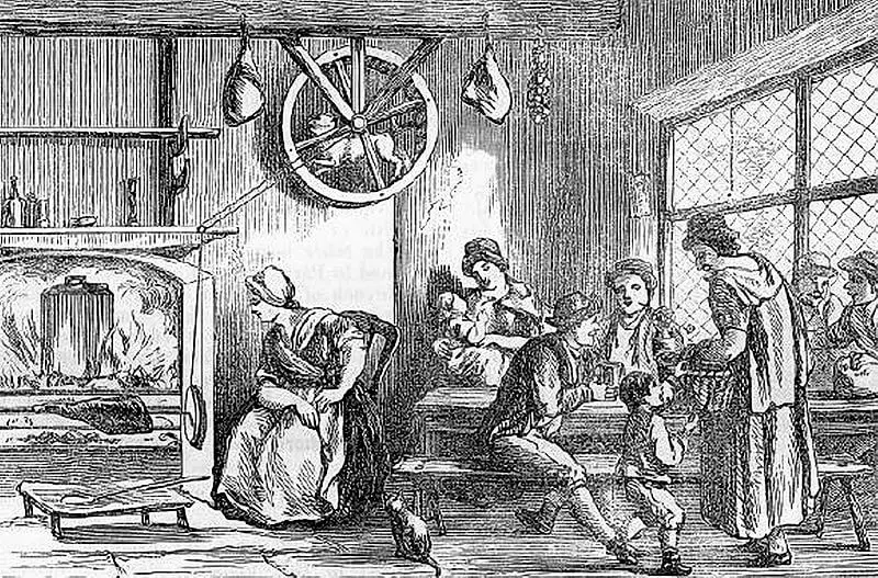 Who Invented the Wheel - A Brief History- 800px-Turnspit Dog Working