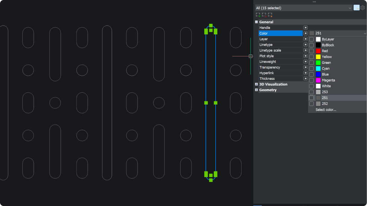 Faster geometry selection with Quick Select