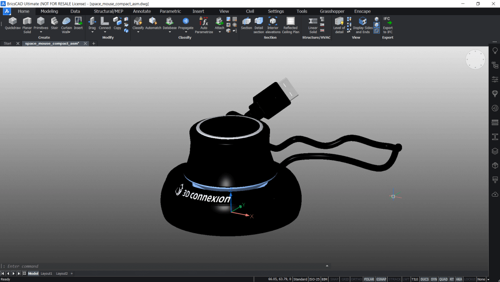 Mouse, Double-click & Tablet Buttons - Customizing BricsCAD<sup>®</sup> - P12- 3d bricscAD-1024x578