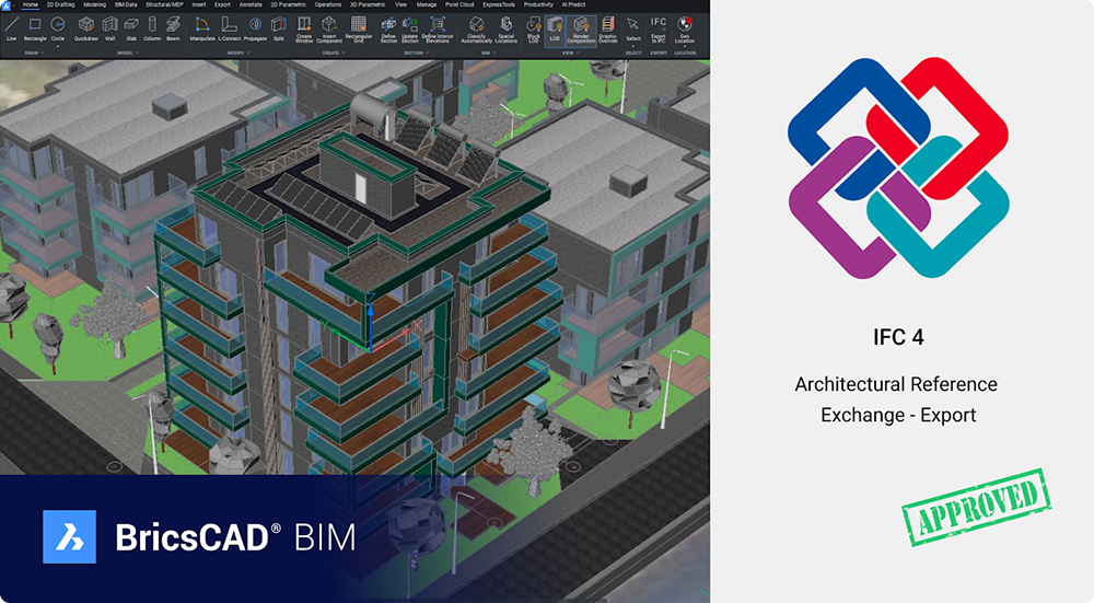 BricsCAD IFC4