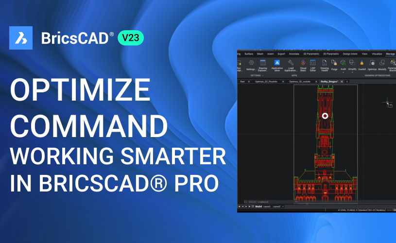 Working Smarter BricsCAD Optimize command Working Smarter BricsCAD Optimize command