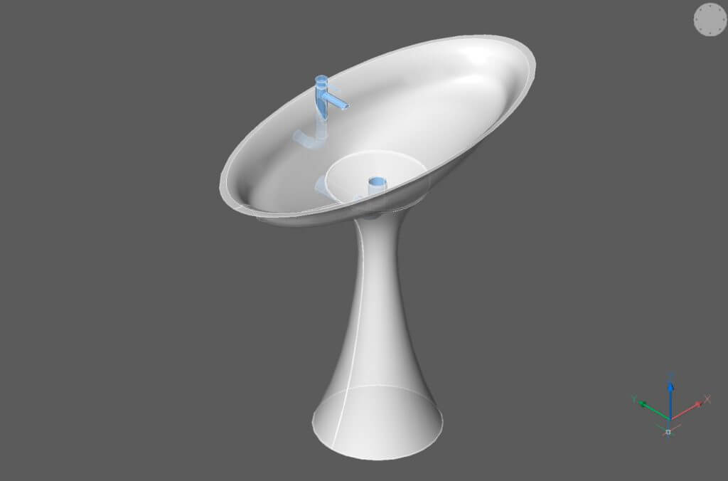 2D, 3D, BIM - 6 The Bathroom Part 2 - The Sink- 20-1024x676