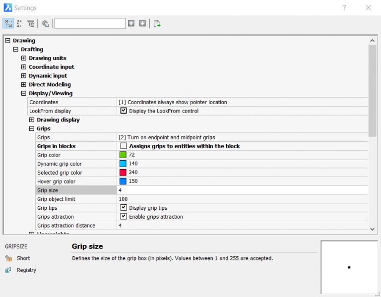 Tuesday Tips - Edit polylines in BricsCAD- setting grips-768x599