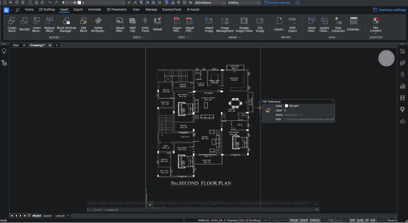 PDF added as underlay