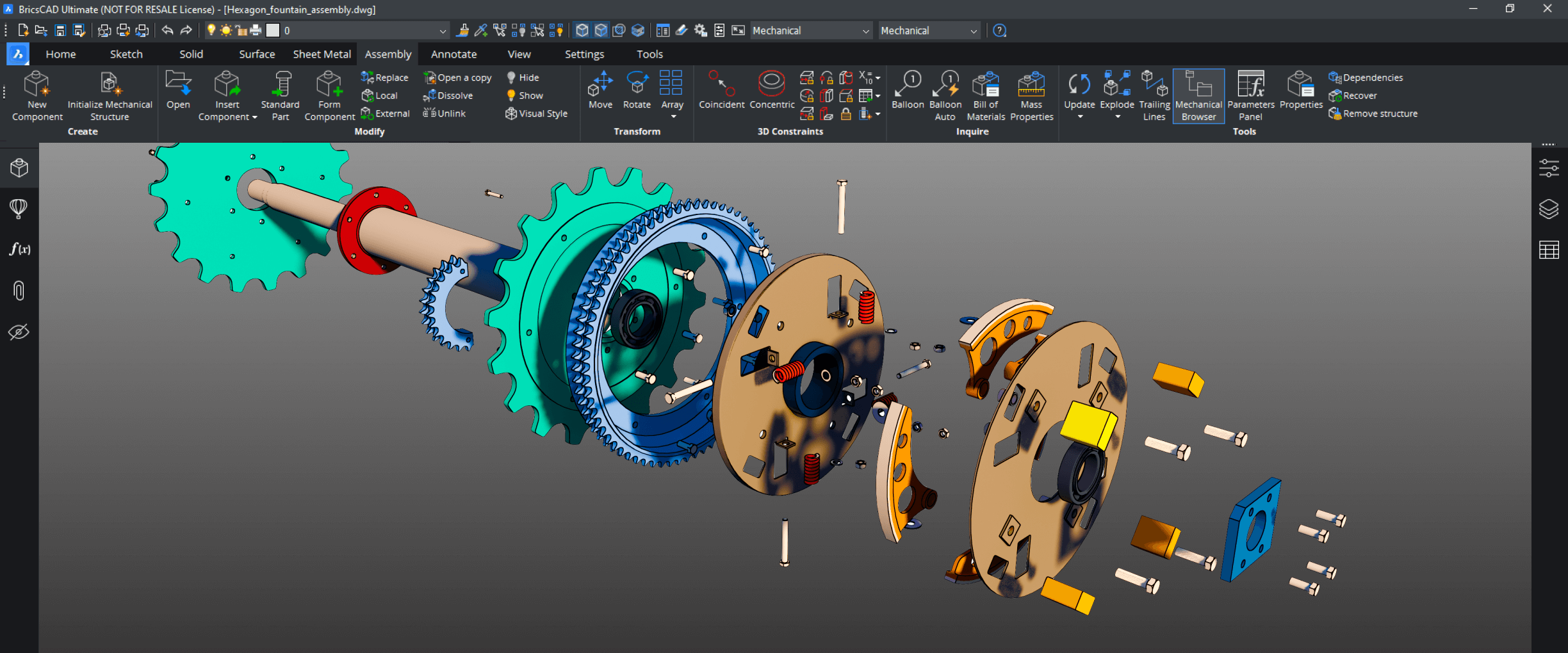 Mechanical & Product Design software BricsCAD Mechanical