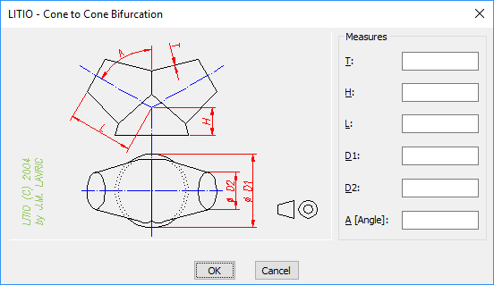 Unfolded Sheet Metal with LITIO- 5-pattern-bifurcation
