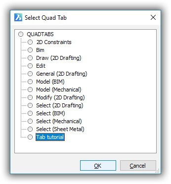 Absolutely Everything You Need to Know About The Quad - Customizing BricsCAD<sup>®</sup> - 13- 29-1