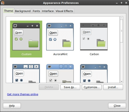 Changing the Environment - Customizing BricsCAD<sup>®</sup> -Linux apperance