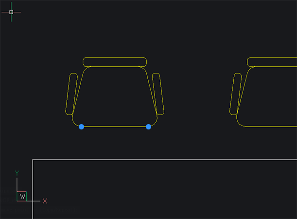 -2 Parametric Table and Chairs With Visibility States – Easy Builds- dots