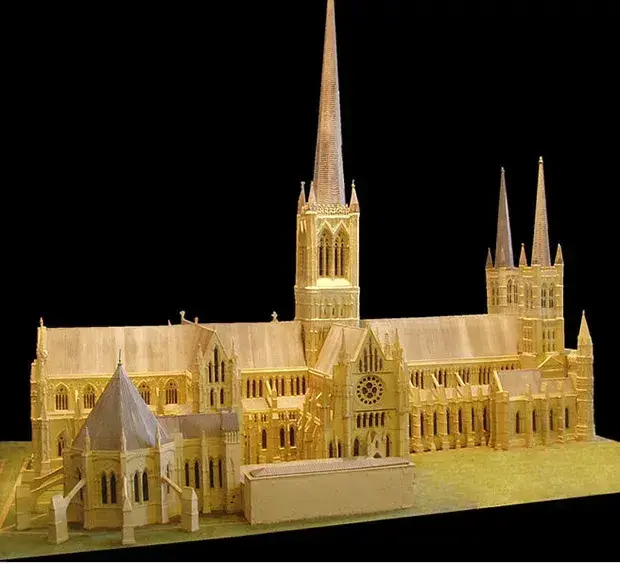 Tallest Buildings Throughout History- Model Spires Lincoln Cathedral