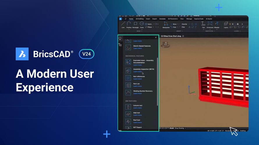 BricsCAD® V24: A Modern User Experience | Bricsys Blog