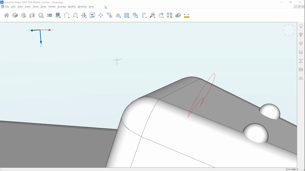 More Ways to Edit Entities in BricsCAD Shape -revolve