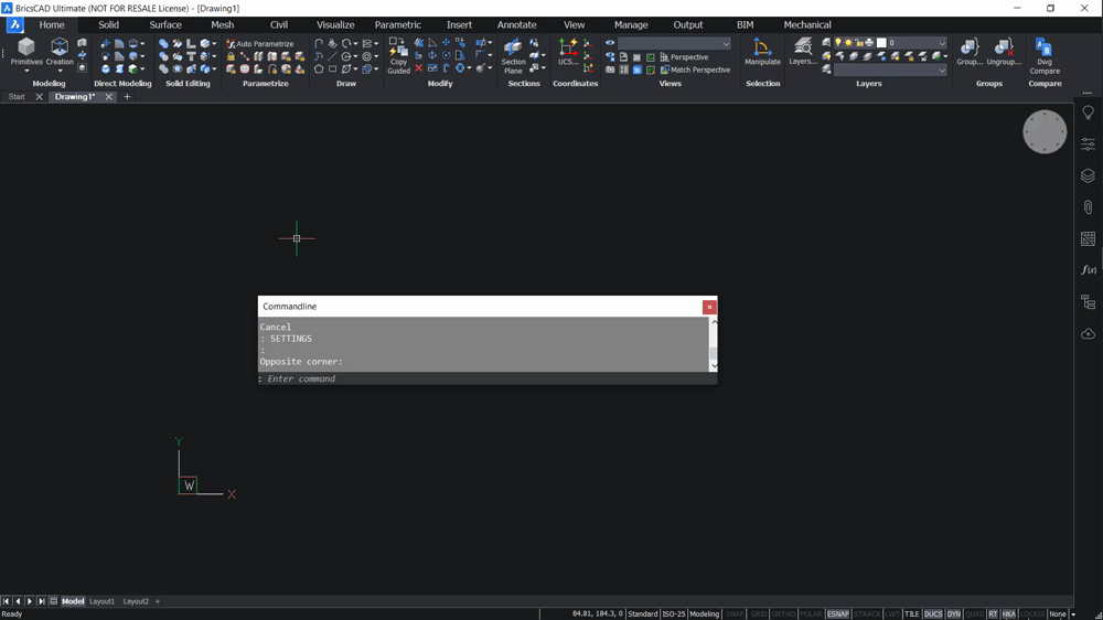 Floating Command Line -dock