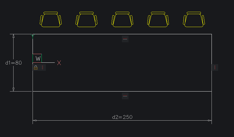 -2 Parametric Table and Chairs With Visibility States – Easy Builds- a11.2 array