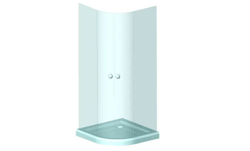 2D, 3D, BIM - 5 The Bathroom Part 1 - The Shower- shower 2