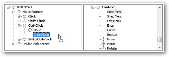 Mouse, Double-click & Tablet Buttons - Customizing BricsCAD<sup>®</sup> - P12- 19-1
