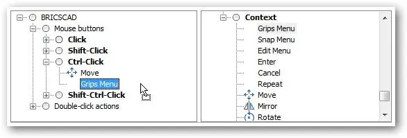 Mouse, Double-click & Tablet Buttons - Customizing BricsCAD® - P12- 19-1