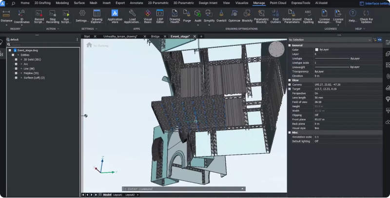 High level of detail in BricsCAD 3D model