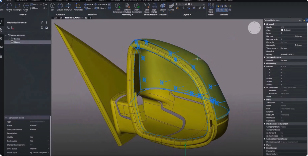 BricsCAD Mechanical Scan