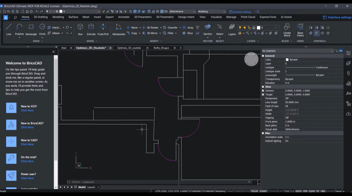 Working Smarter With BricsCAD Pro – The OPTIMIZE Command