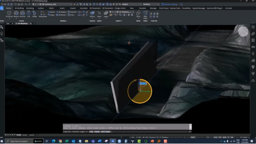 Retaining Wall in BricsCAD V23.2