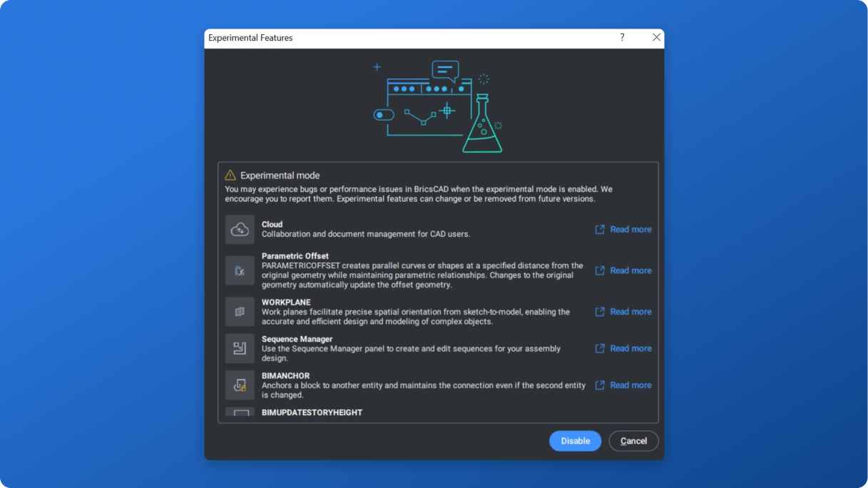 Experimental Feature Mode