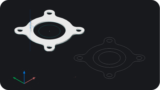 2D to 3D to create 2D data - Visual