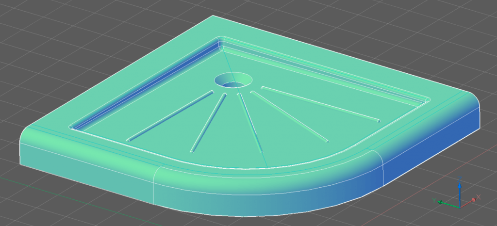 2D, 3D, BIM - 5 The Bathroom Part 1 - The Shower- shower 13-1024x466