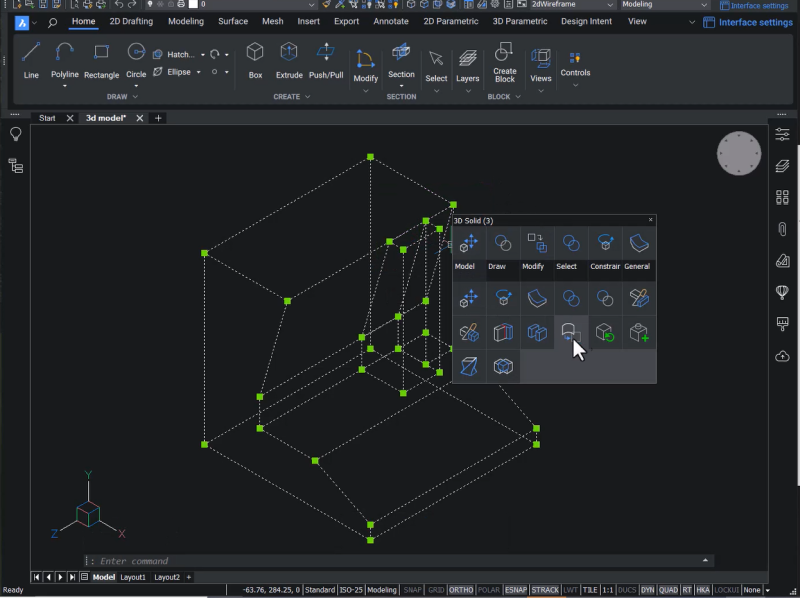 3D no BricsCAD