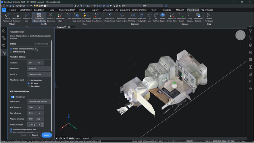 Use the unique Optimize command for 2D entities and 3D entities