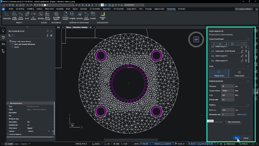 Faster and reusable 2D FEA - gif