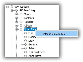 Absolutely Everything You Need to Know About The Quad - Customizing BricsCAD<sup>®</sup> - 13- 28-1