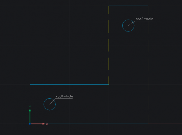 Use 2D Constraints and Parameters to Create a Bracket- a1 vertical constraints-585x434