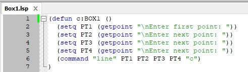 How To Draw Using LISP - The Black LISP -02- 4
