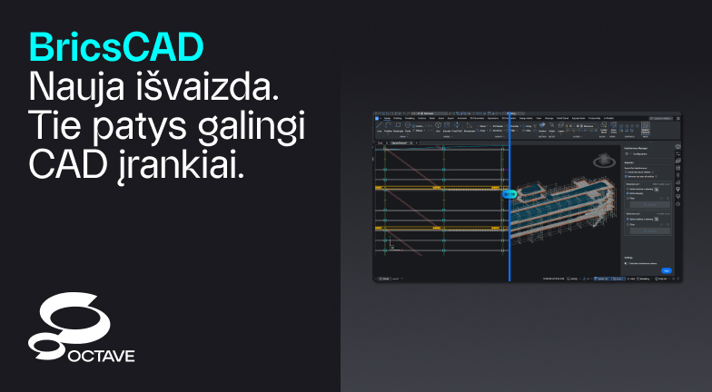 Lithuanian - Octave BricsCAD Newsroom article brand launch