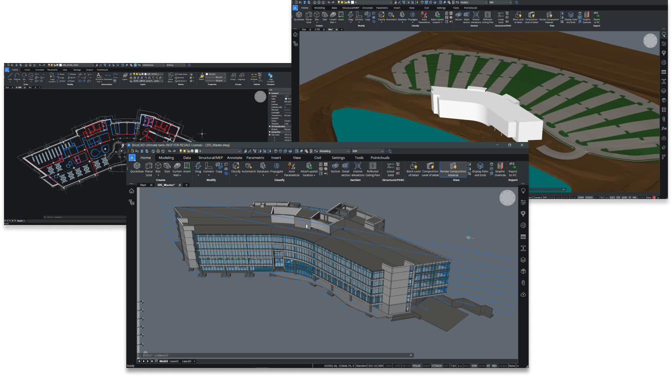 Compare BricsCAD Products