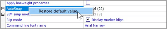 Adjusting BricsCAD’s Settings - Customizing BricsCAD<sup>®</sup> -default