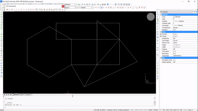 Tuesday Tips 11 - ways to draw a square in BricsCAD- boundarya