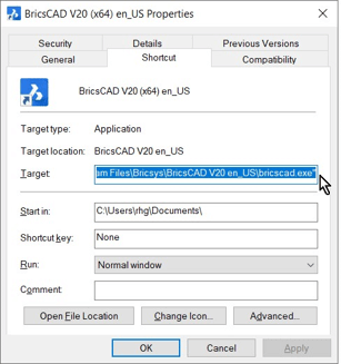 Changing the Environment - Customizing BricsCAD<sup>®</sup> -properties w