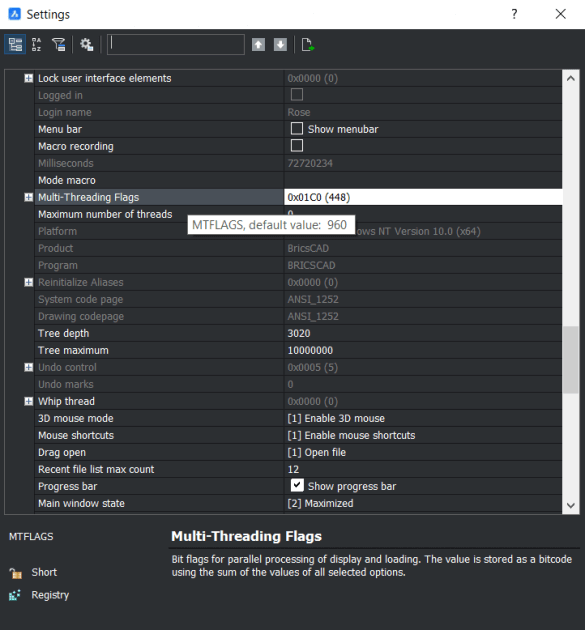 Q&A - 7 reasons to consider BricsCAD for your company- settings-585x630