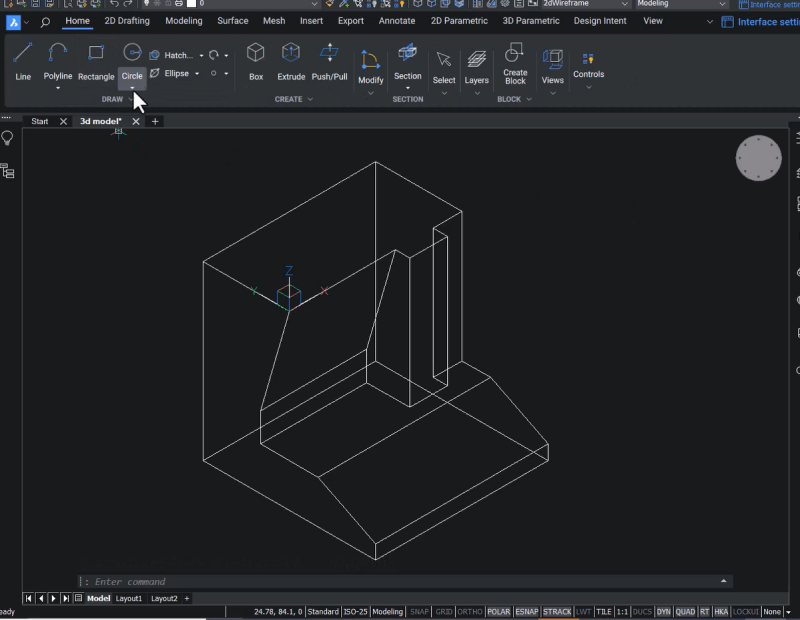 BricsCAD for 3D