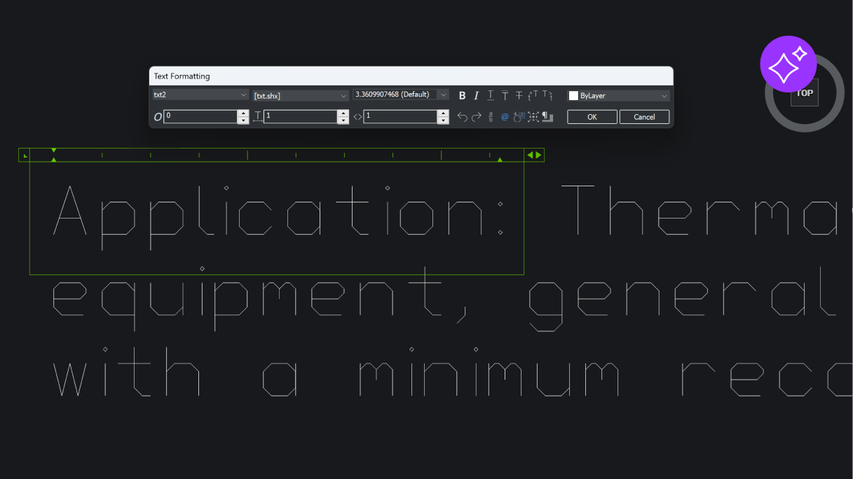 Convert and edit SHX text from PDF imports