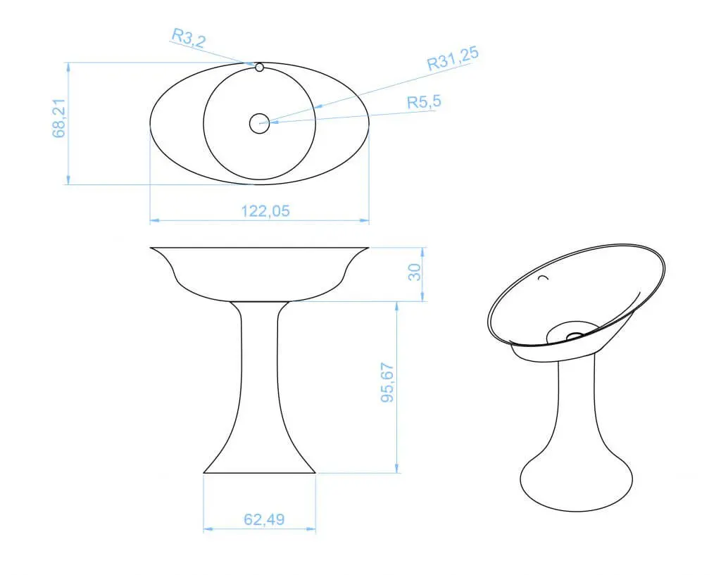 2D, 3D, BIM - 6 The Bathroom Part 2 - The Sink- sink-01-1024x817