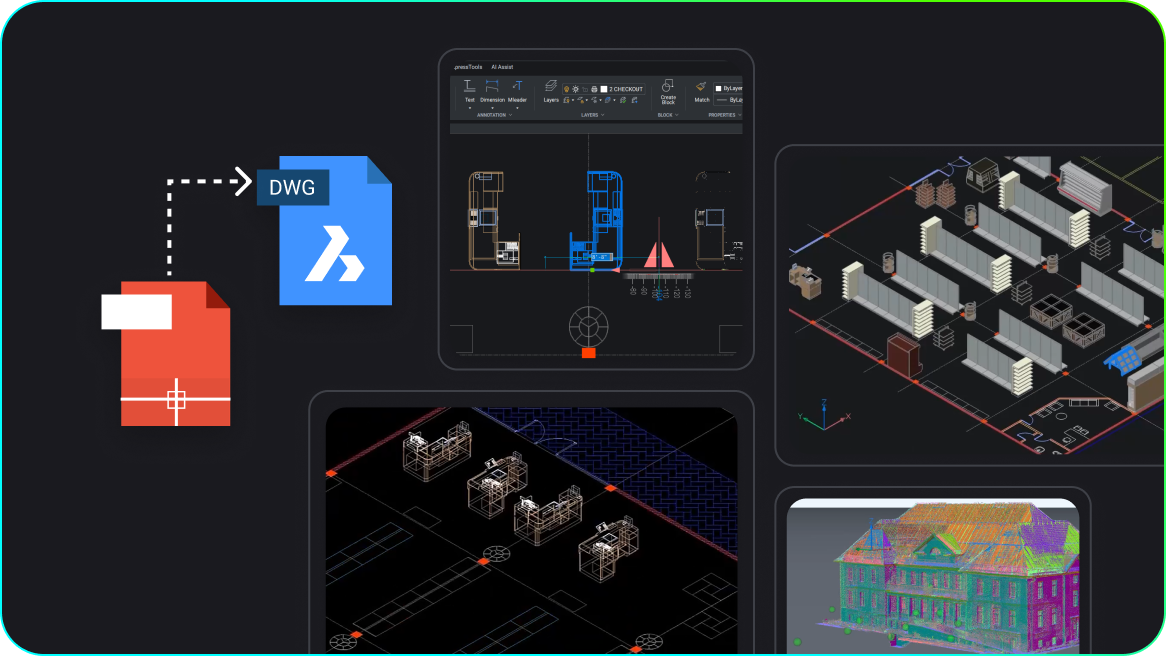 Migrate smoothly from your current CAD solution Migrate smoothly from your current CAD solution