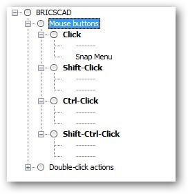 Mouse, Double-click & Tablet Buttons - Customizing BricsCAD<sup>®</sup> - P12- 4-1