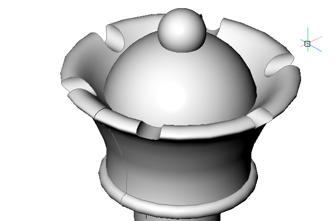 How to Model a Chess Set - Easy Builds- Queen crown-e1588865375870
